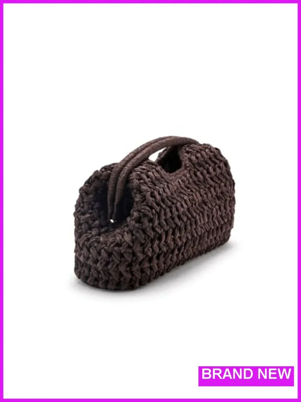 Straw Woven Top Handle Satchel Purse Clutch Bag for Women Summer Beach